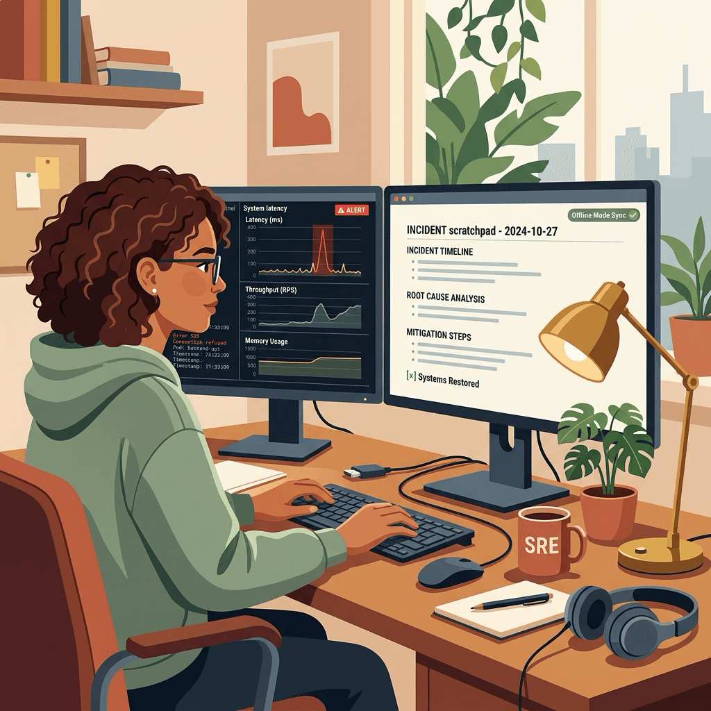 How Site Reliability Engineers Capture Outages & Write Post-Mortems Offline