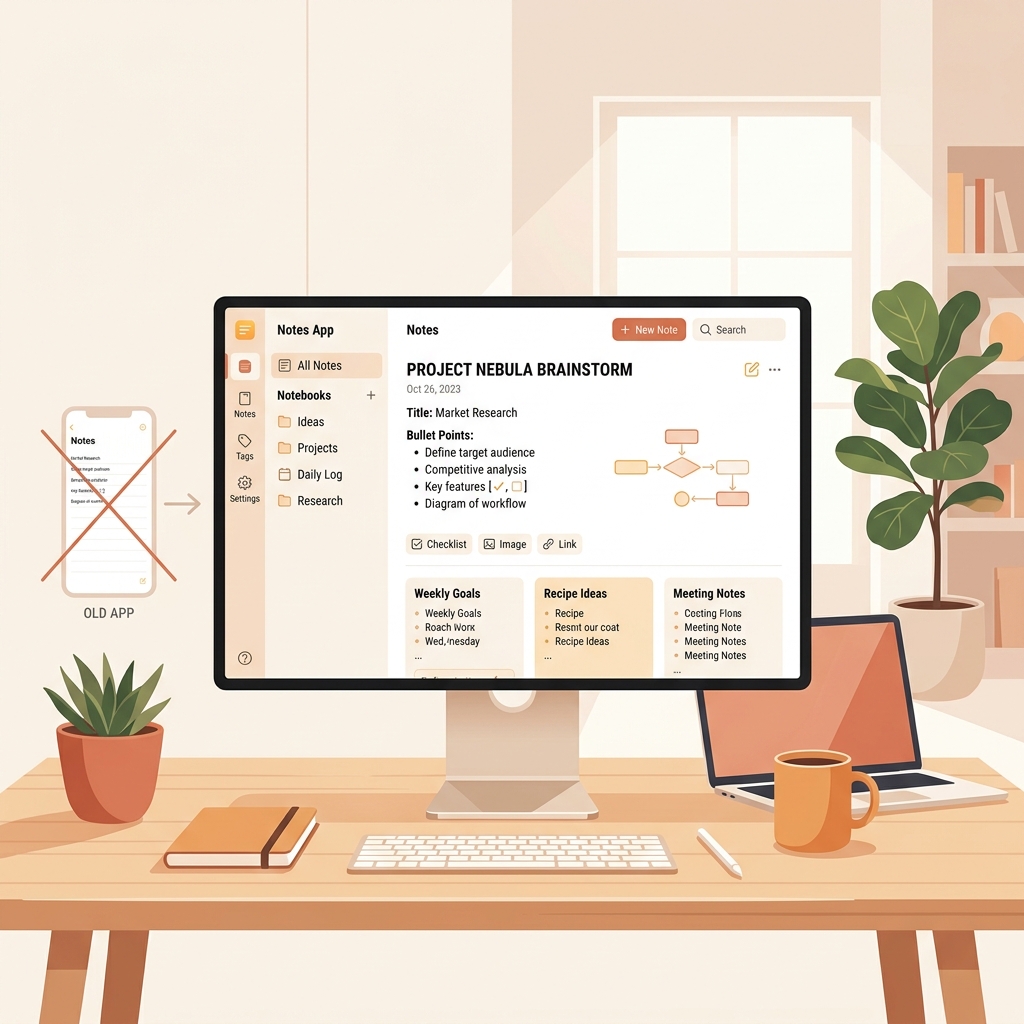 Apple Notes Alternative for Desktop (Mac & Windows)