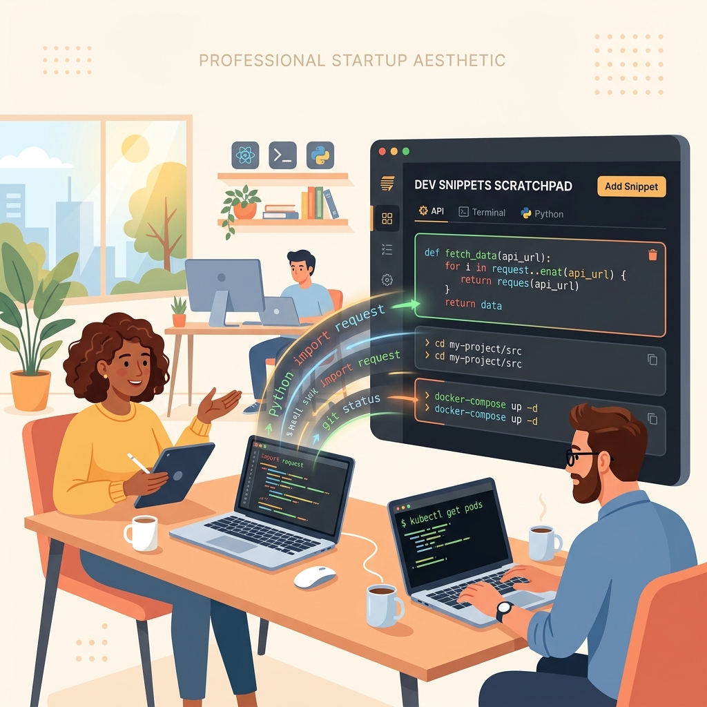 Benchpad for developers