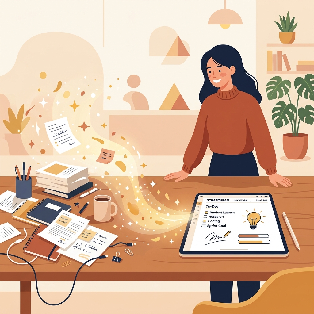 What is a scratchpad app? (And why your notes app isn't one)