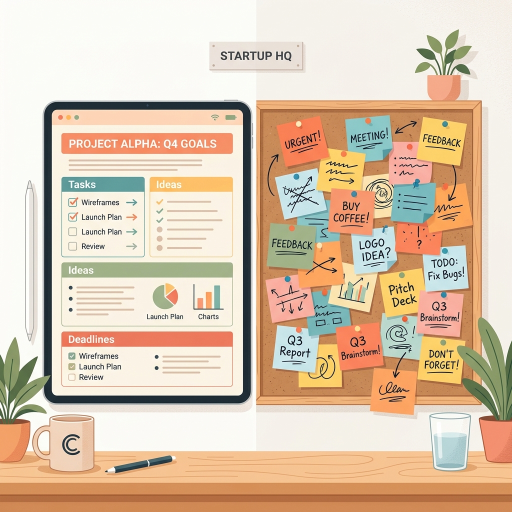 Benchpad vs Google Keep